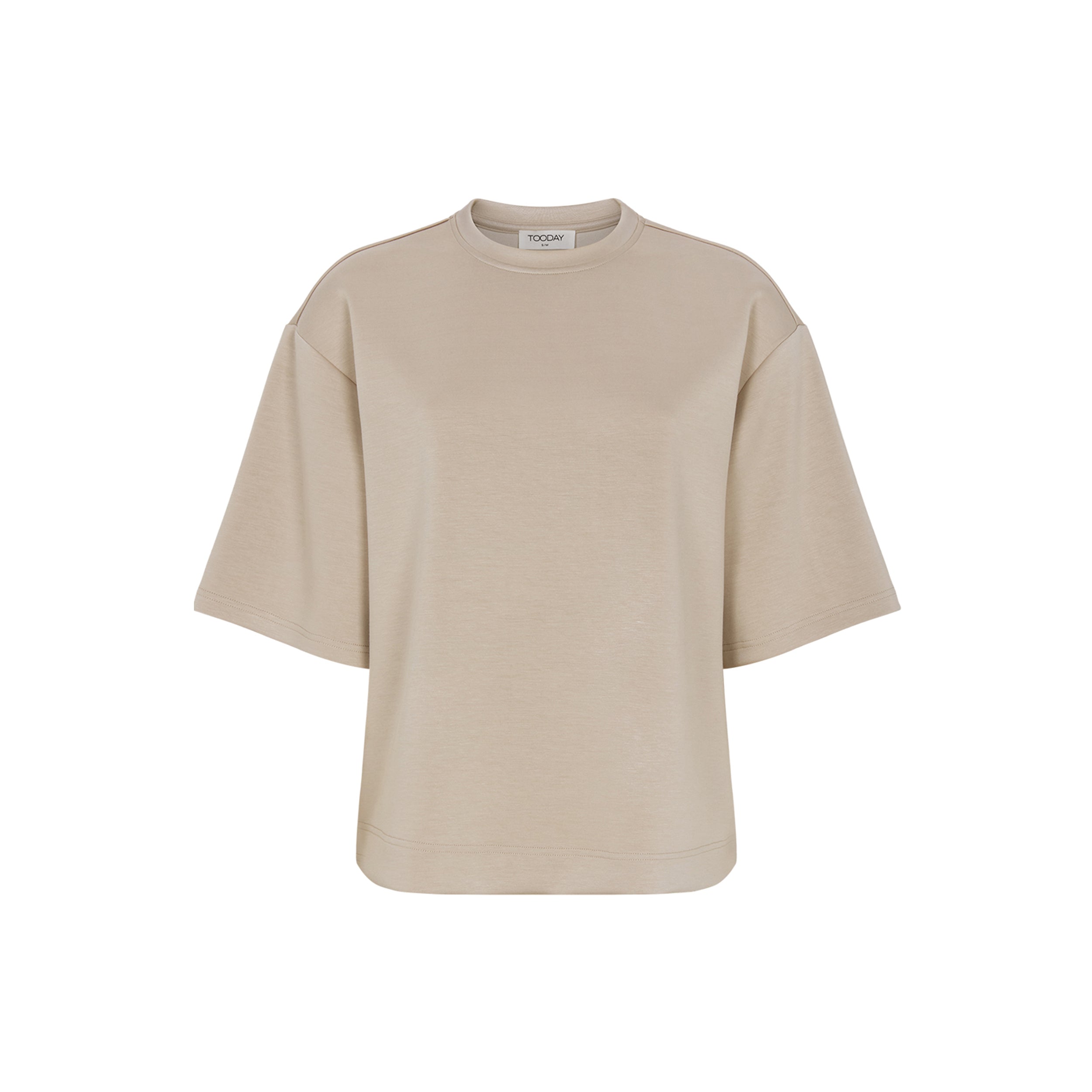 TDAZRA BOXY T-SHIRT CEMENT