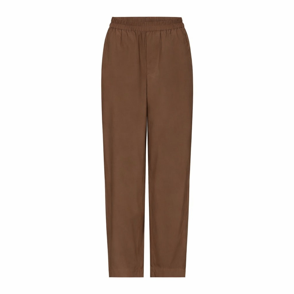 TDCIA BARREL PANTS BITTER CHOCOLATE