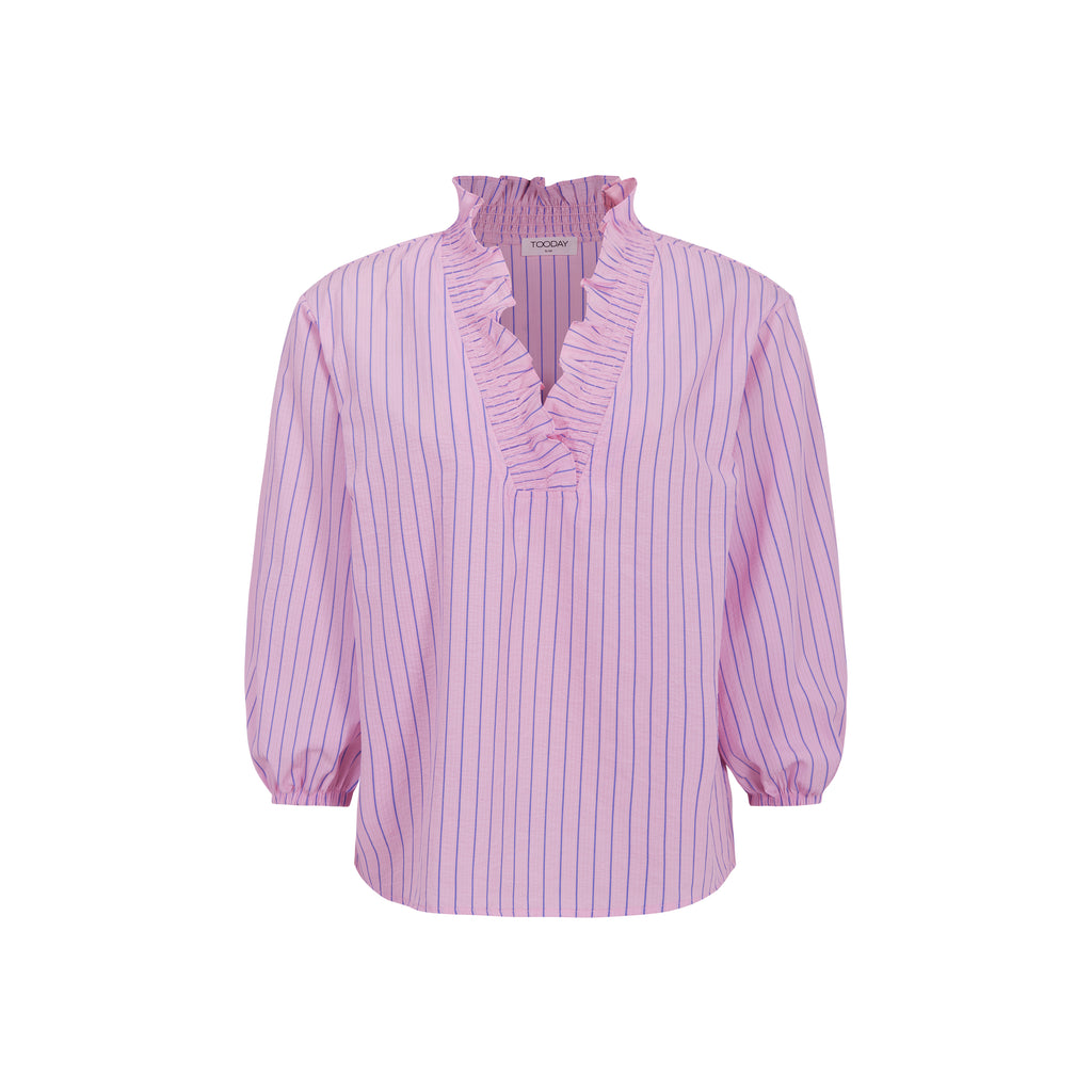 TDARIA ROSE TAN BLUSE
