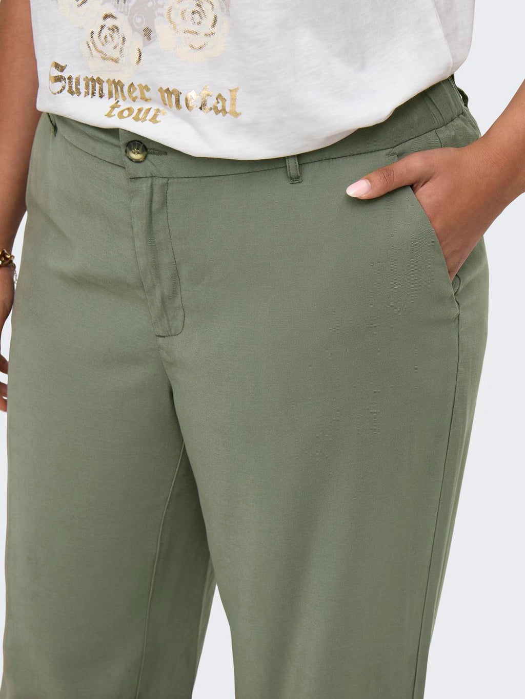 CARARIS LIFE HW STRAIGHT PANTS