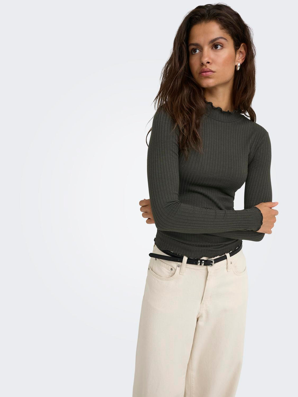 Jdyfransiska L/S Hi-Nck Top Jr