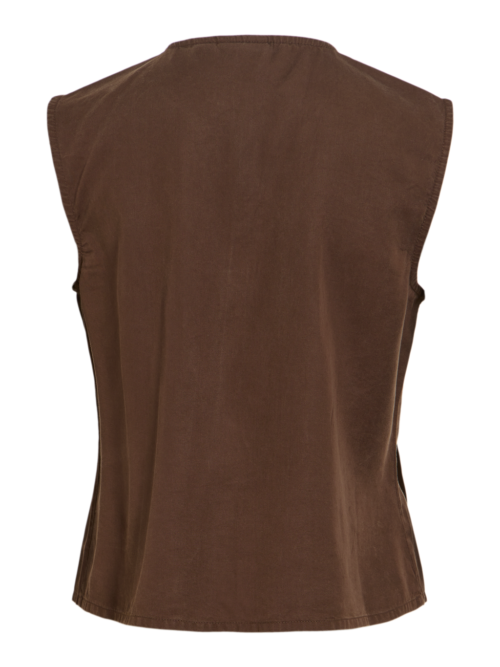VITEVIRA TIESTRING TOP SLATE BRUN
