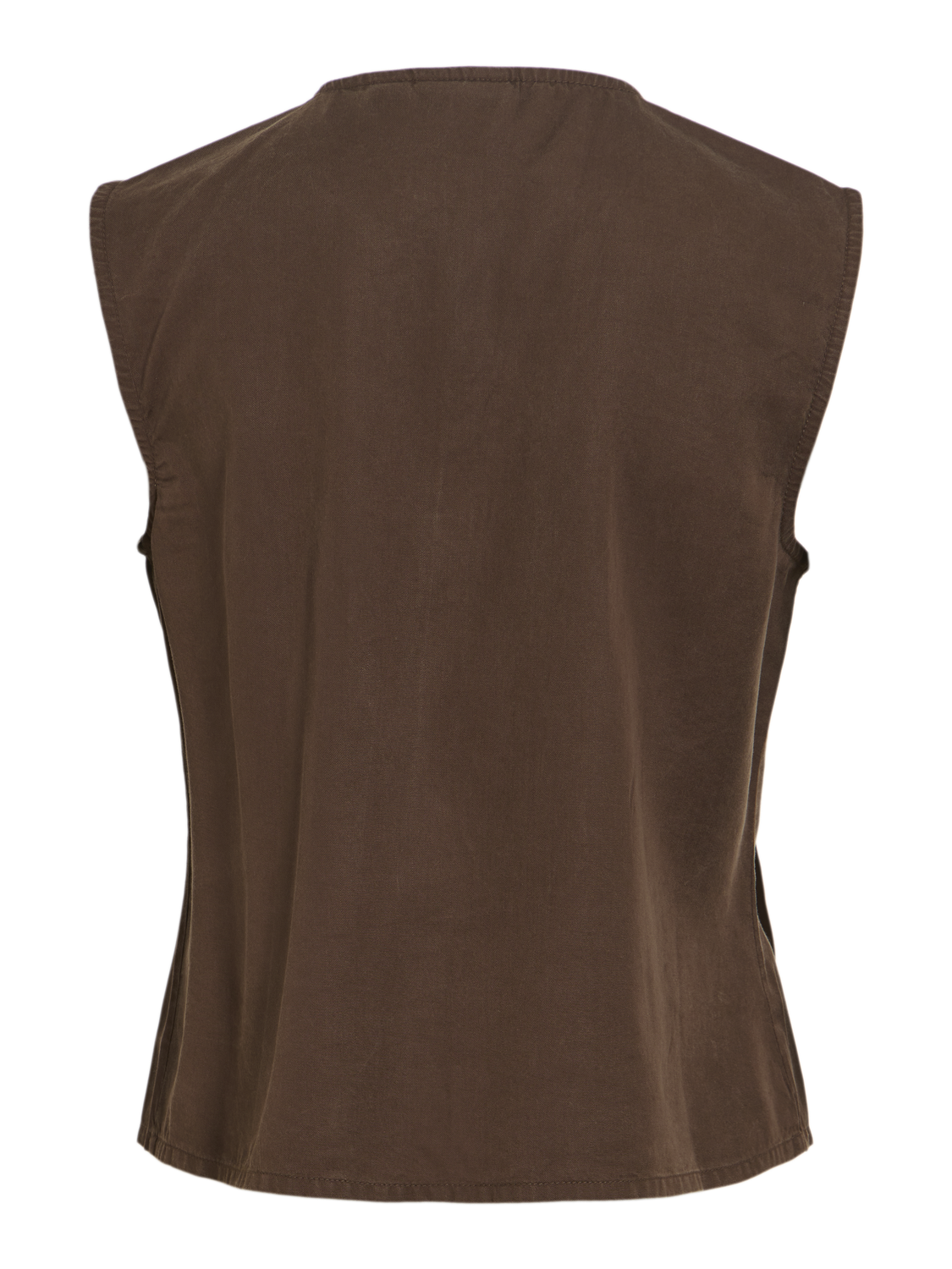 VITEVIRA TIESTRING TOP SLATE BRUN