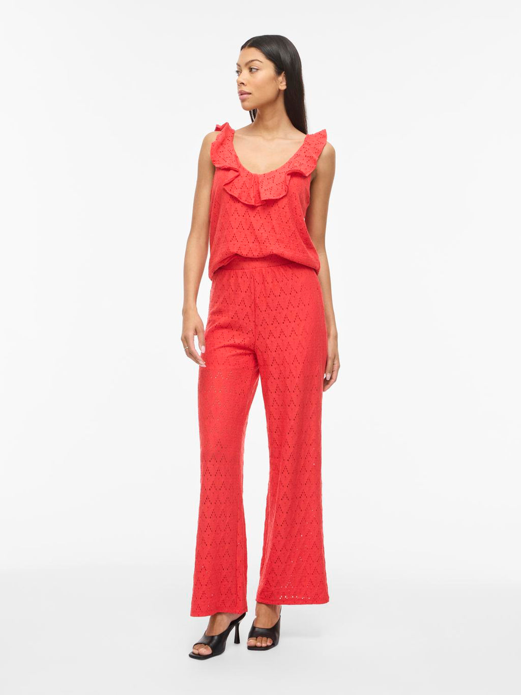 Viamalina V-Neck S/L Flounce