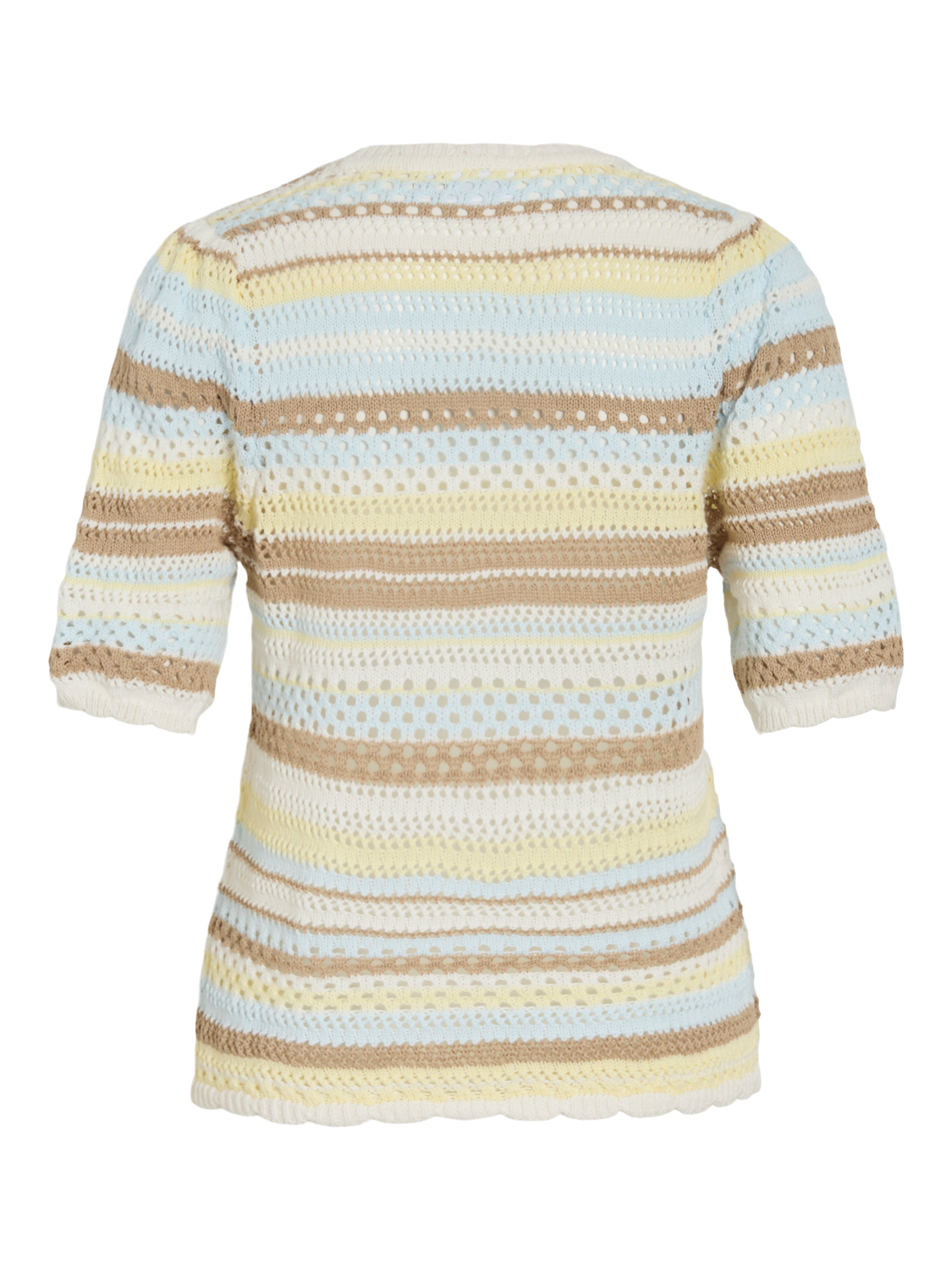 VIMINA 2/4 O-NECK STRIPE KNIT