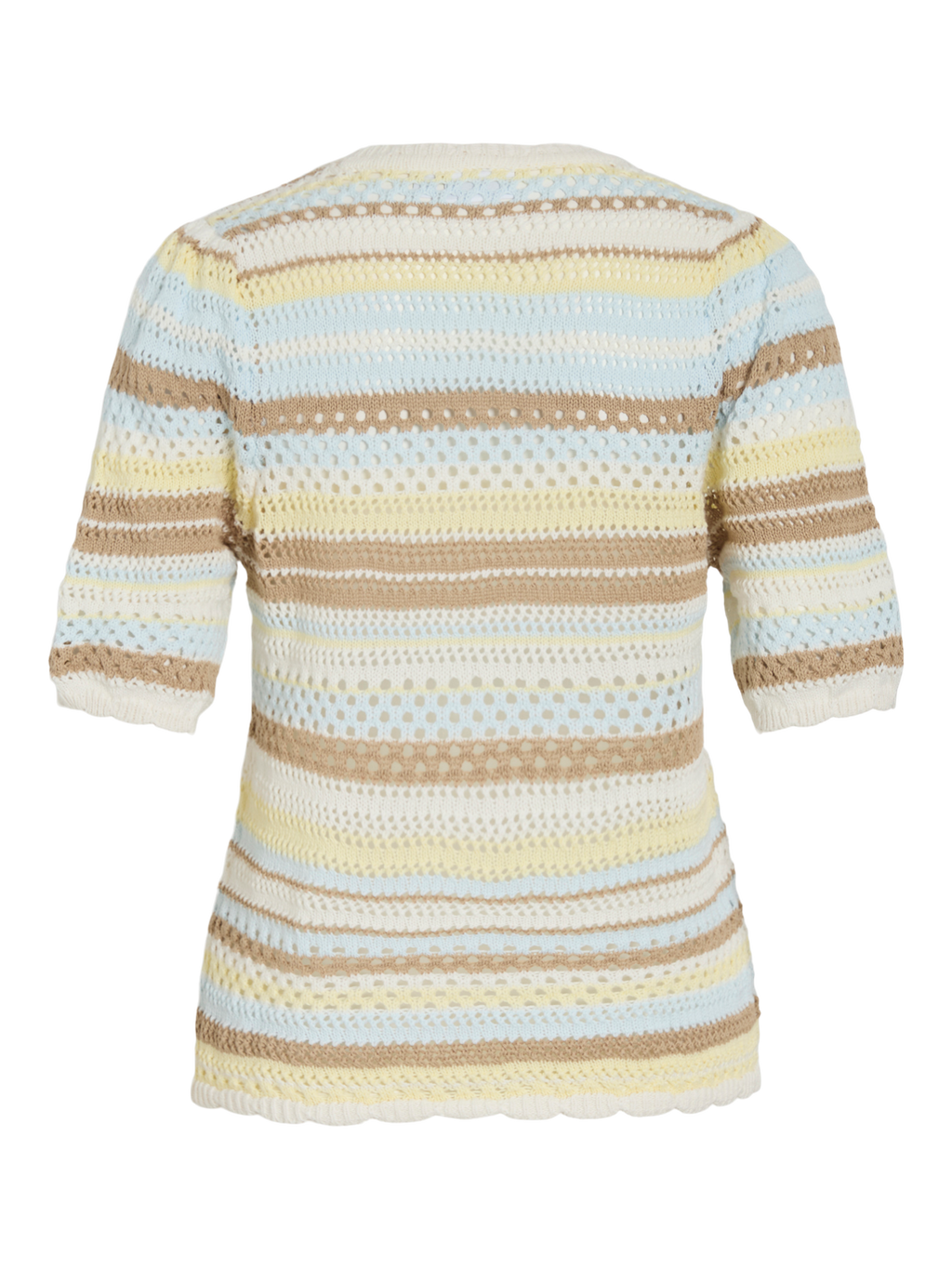 VIMINA 2/4 O-NECK STRIPE KNIT