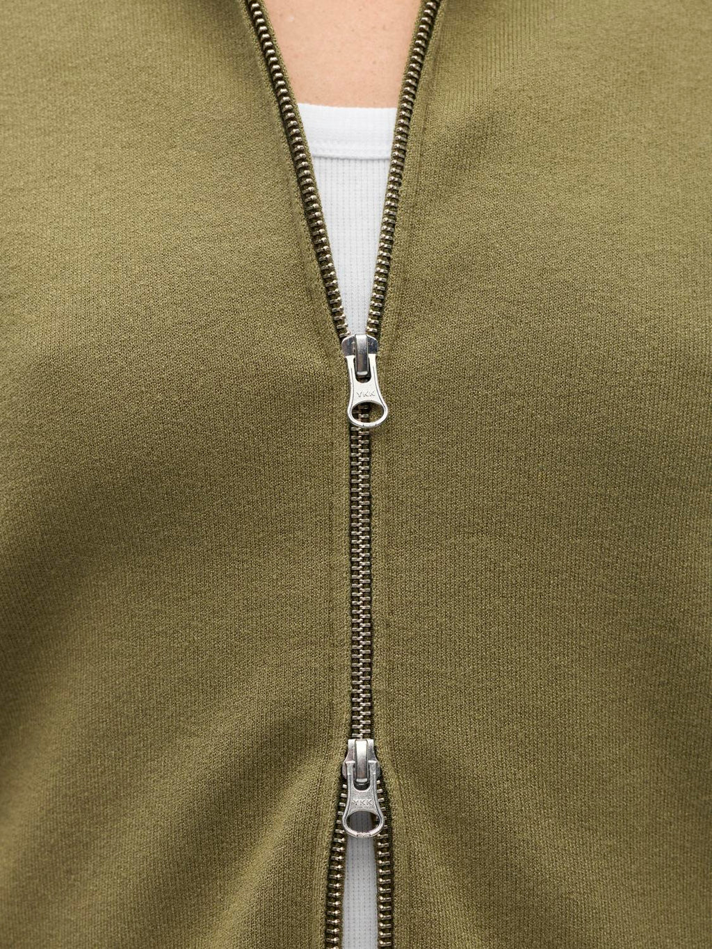 Objreynard L/S Re Zip Cardigan