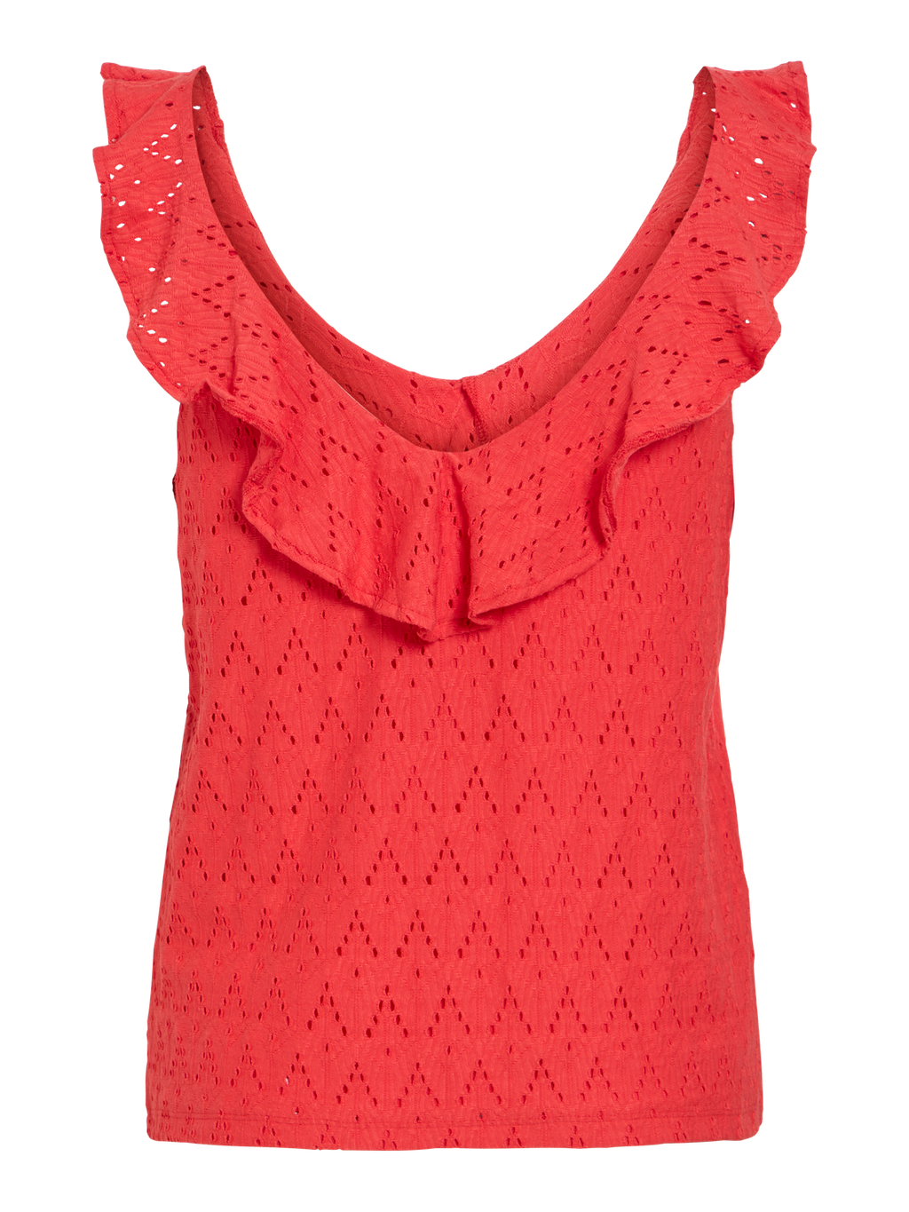 Viamalina V-Neck S/L Flounce