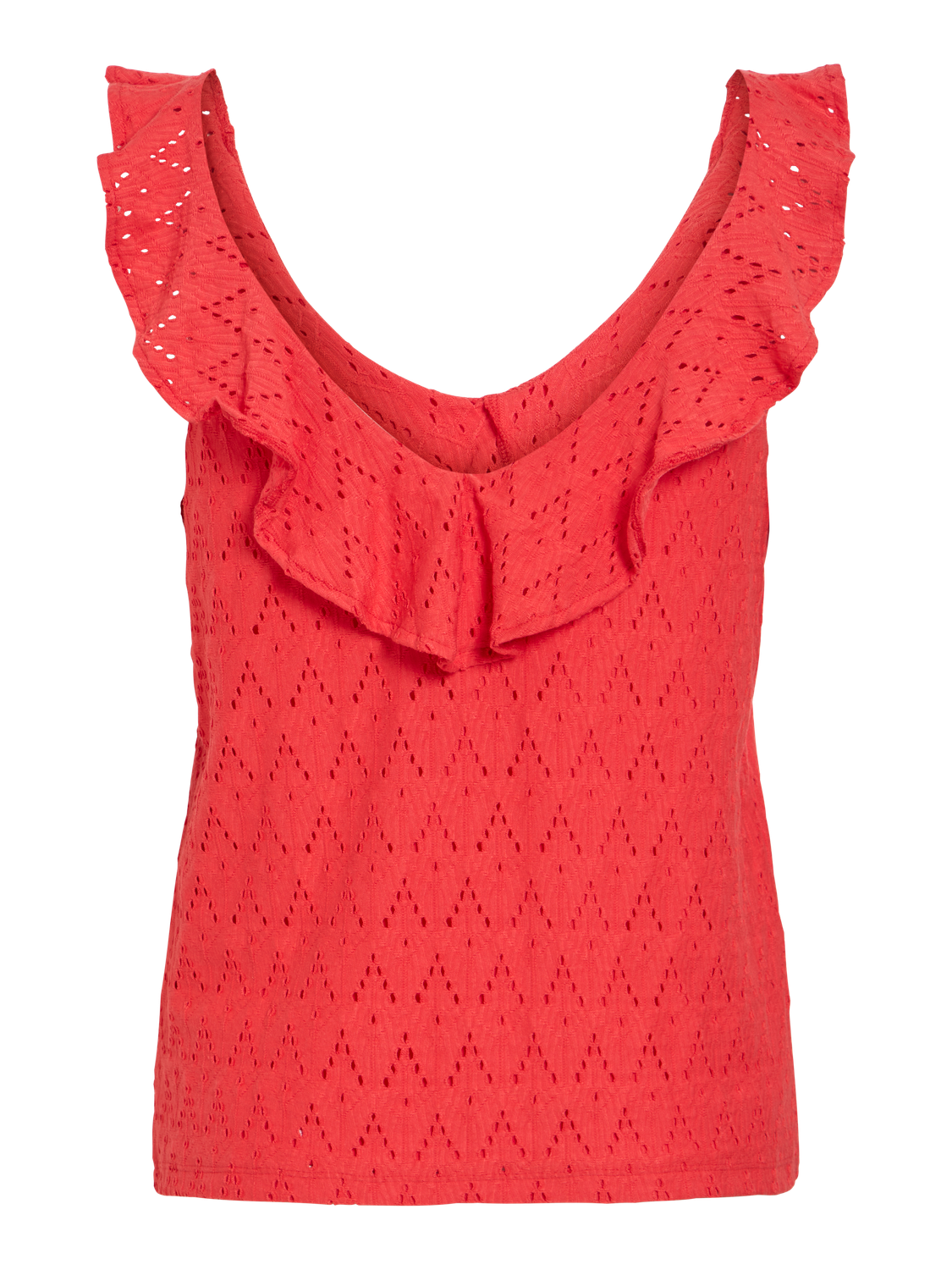Viamalina V-Neck S/L Flounce
