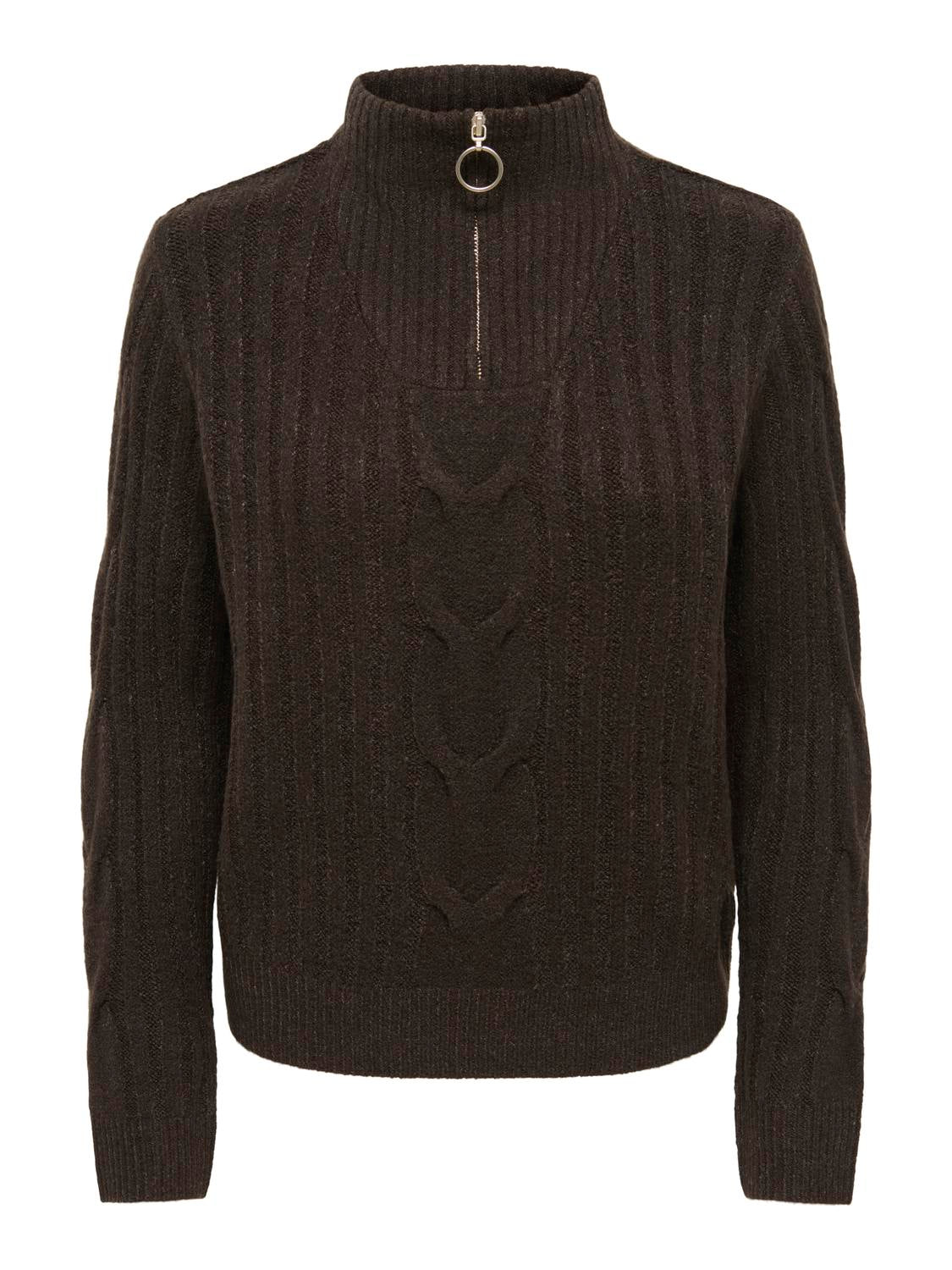 Jdyandrea Zip Cable Pullover