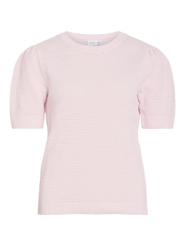 Vidalo Cherry Blossom O-Neck S/S Knit Top