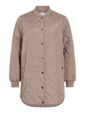 VITATE quilted jakke taupe gray