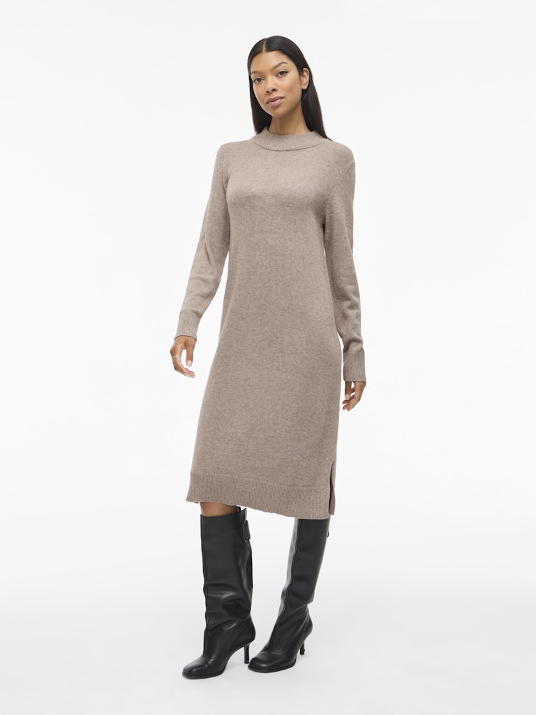 VIRIL crew neck midi dress fal