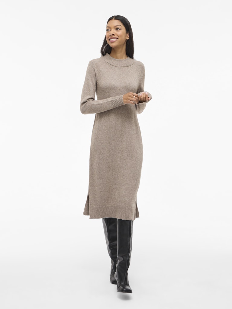 VIRIL crew neck midi dress fal