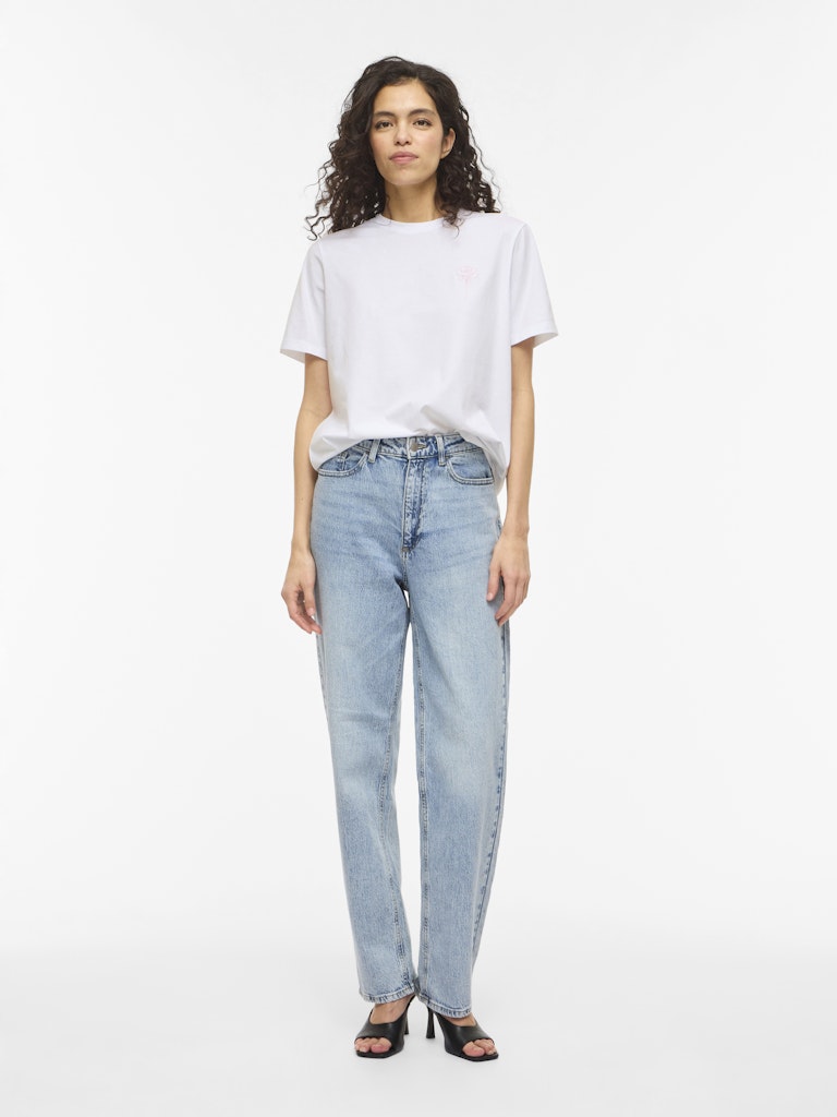 VINORA T-SHIRT WHITE FLOWER TO