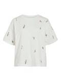 VIMONIE TEE WHITE AOP FLOWER