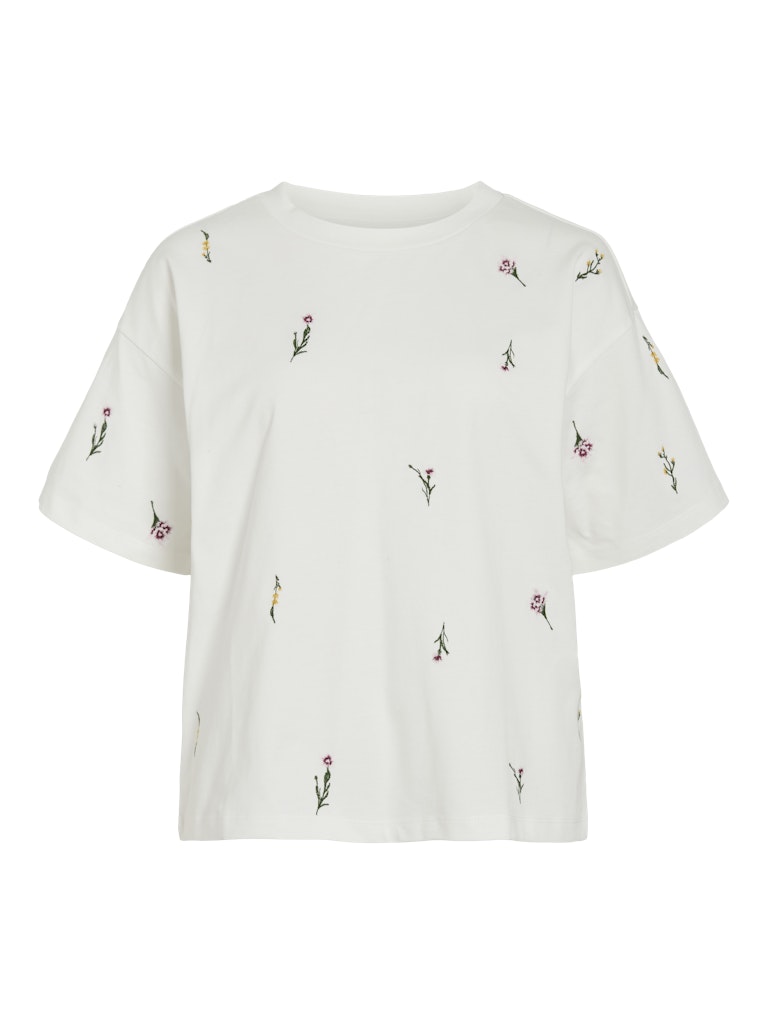 VIMONIE TEE WHITE AOP FLOWER