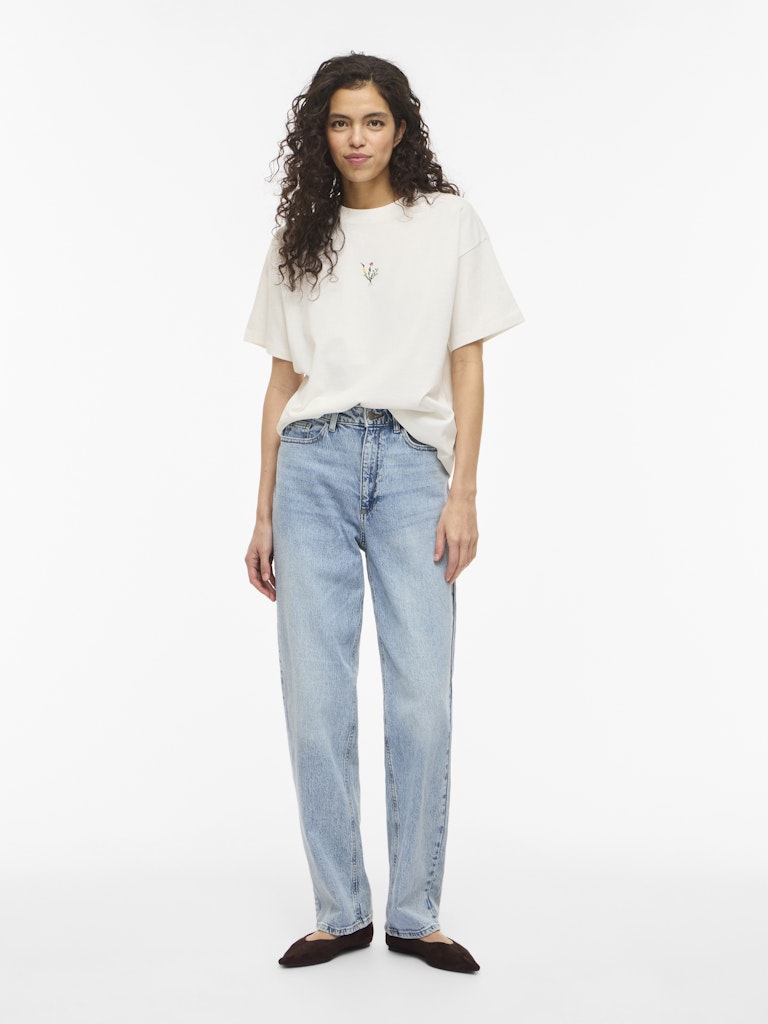 VIMONIE TEE WHITE CENTER FLOWER