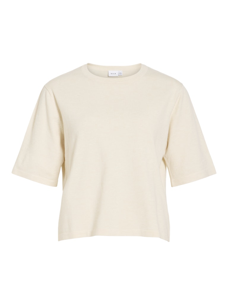 VIMALU O-NECK TOP Sandshell