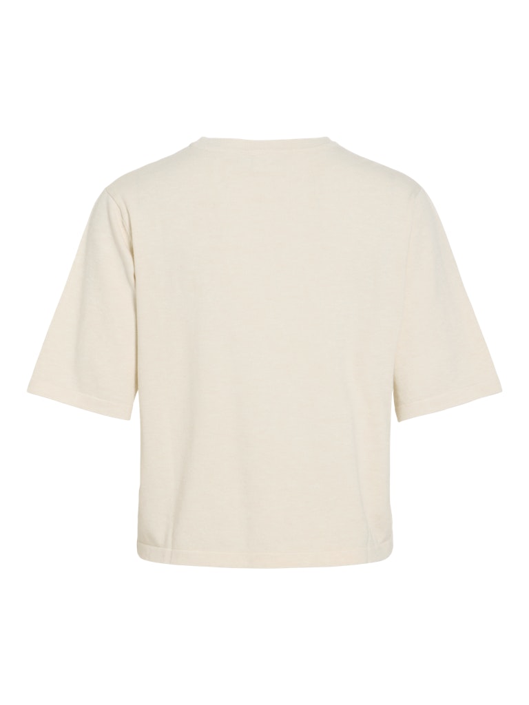 VIMALU O-NECK TOP Sandshell