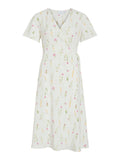 VILOVIE S/S WRAP MIDI DRESS SN