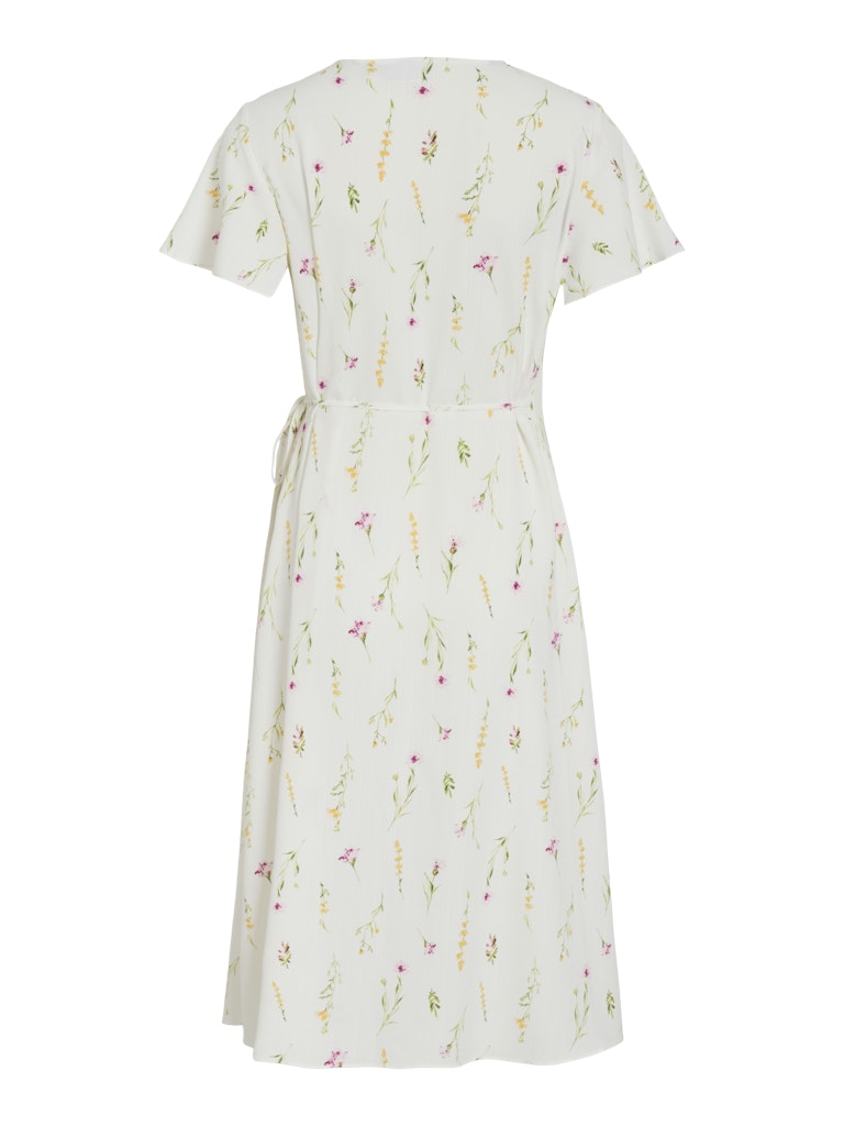VILOVIE S/S WRAP MIDI DRESS SN