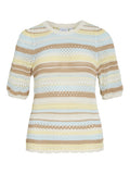 VIMINA 2/4 O-NECK STRIPE KNIT