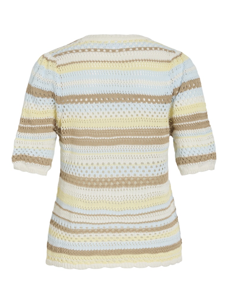 VIMINA 2/4 O-NECK STRIPE KNIT