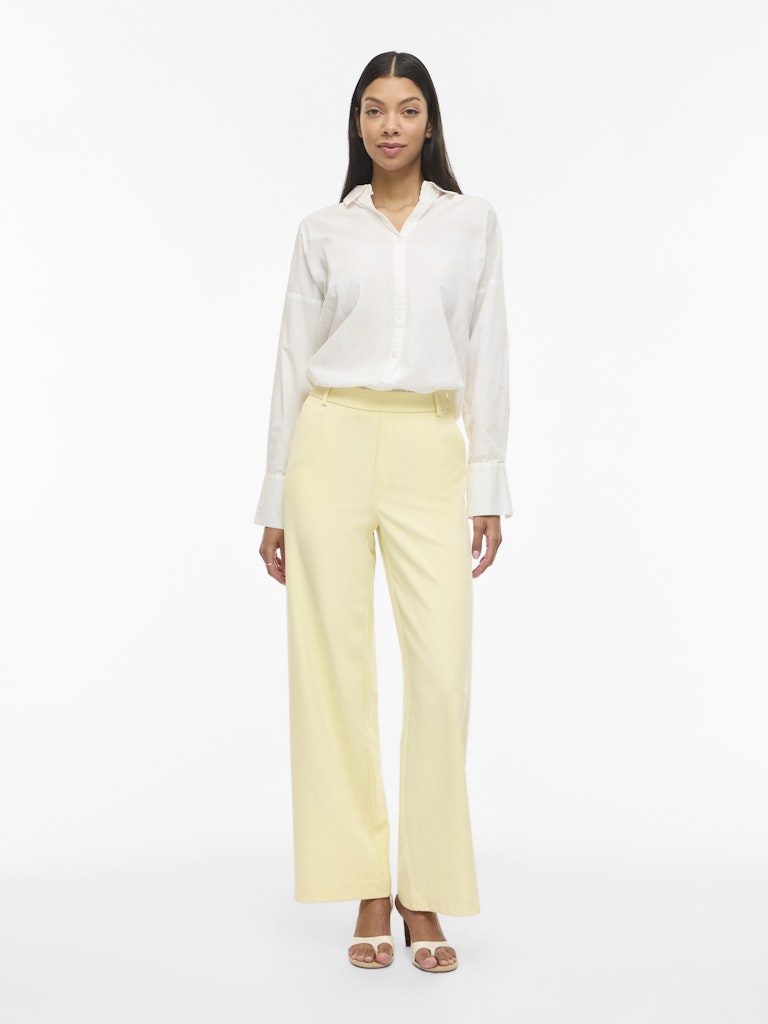 VIVARONE WIDE PANT PASTEL YELLOW