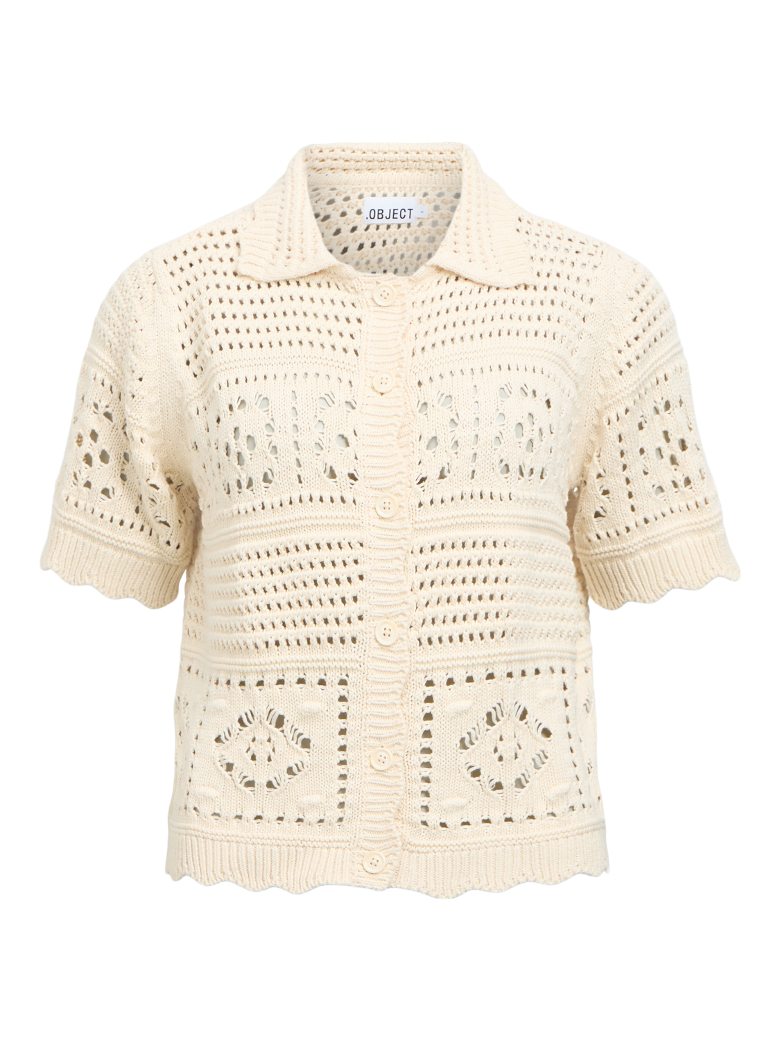Objbindi S/S Re Short Cardigan