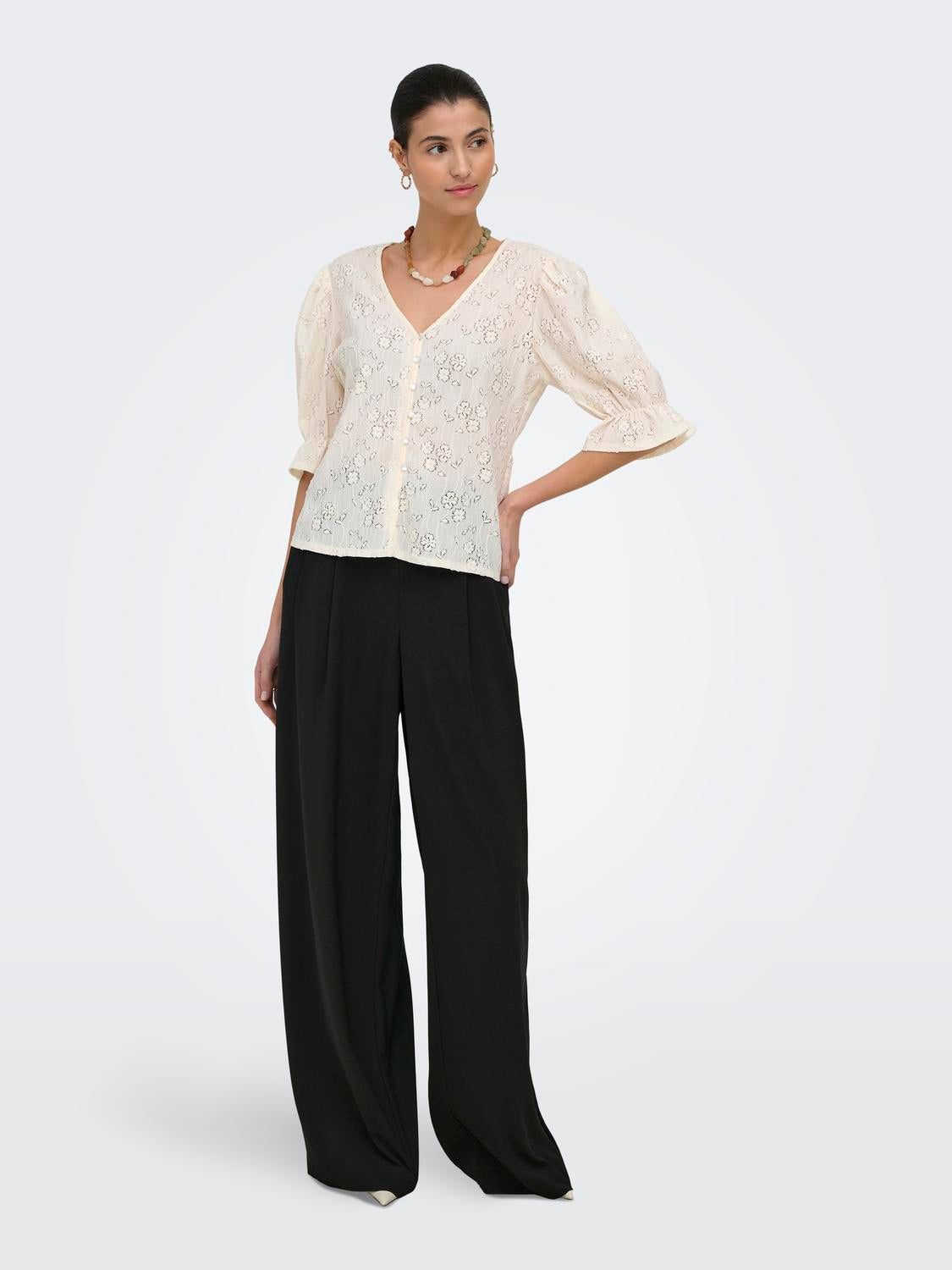 Jdyjakobe 2/4 Lace Top Jrs