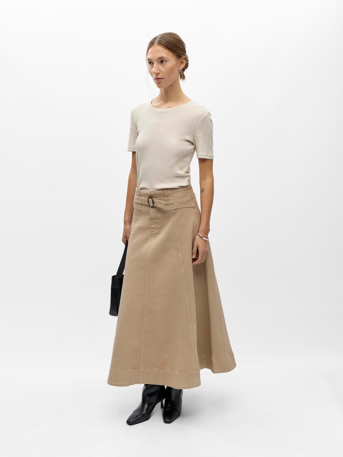 Objsina Hw Long A-Shape Skirt