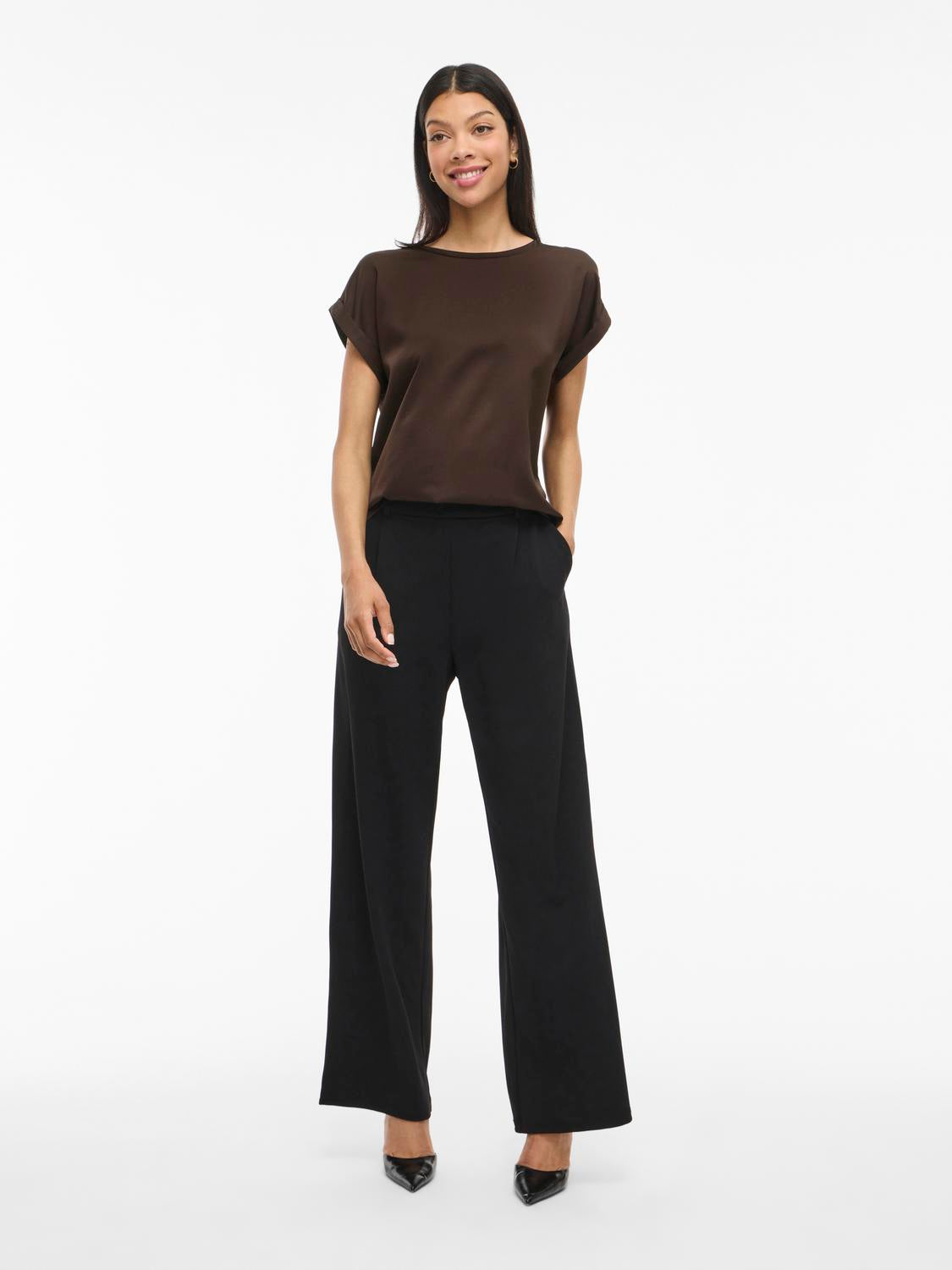 Viellette S/S Satin Top
