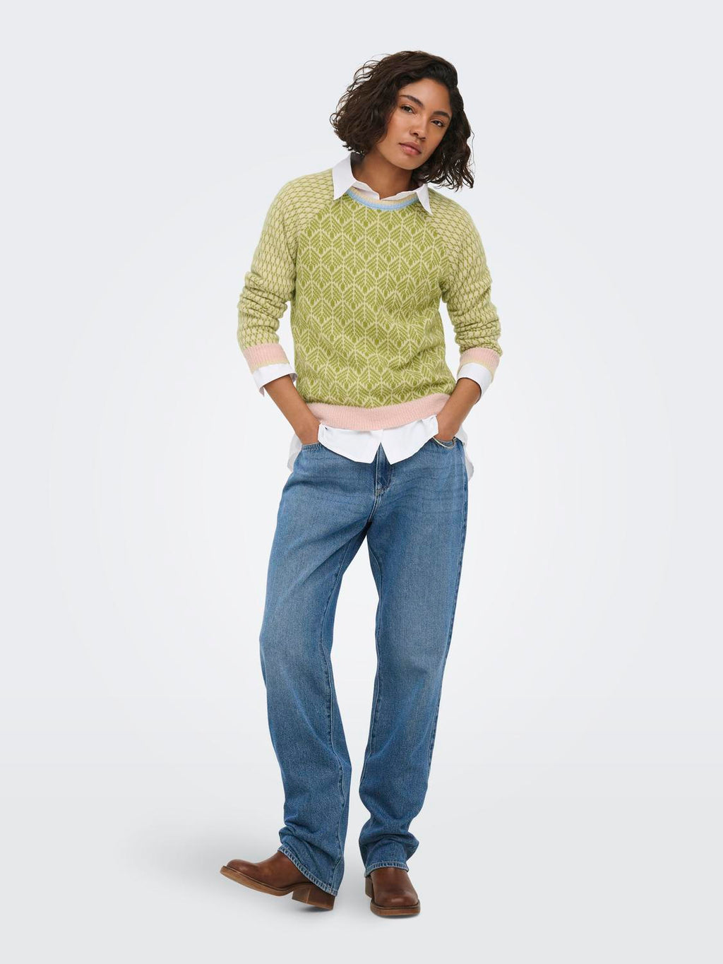 Jdybryn Life L/S Oneck Jacq Pu
