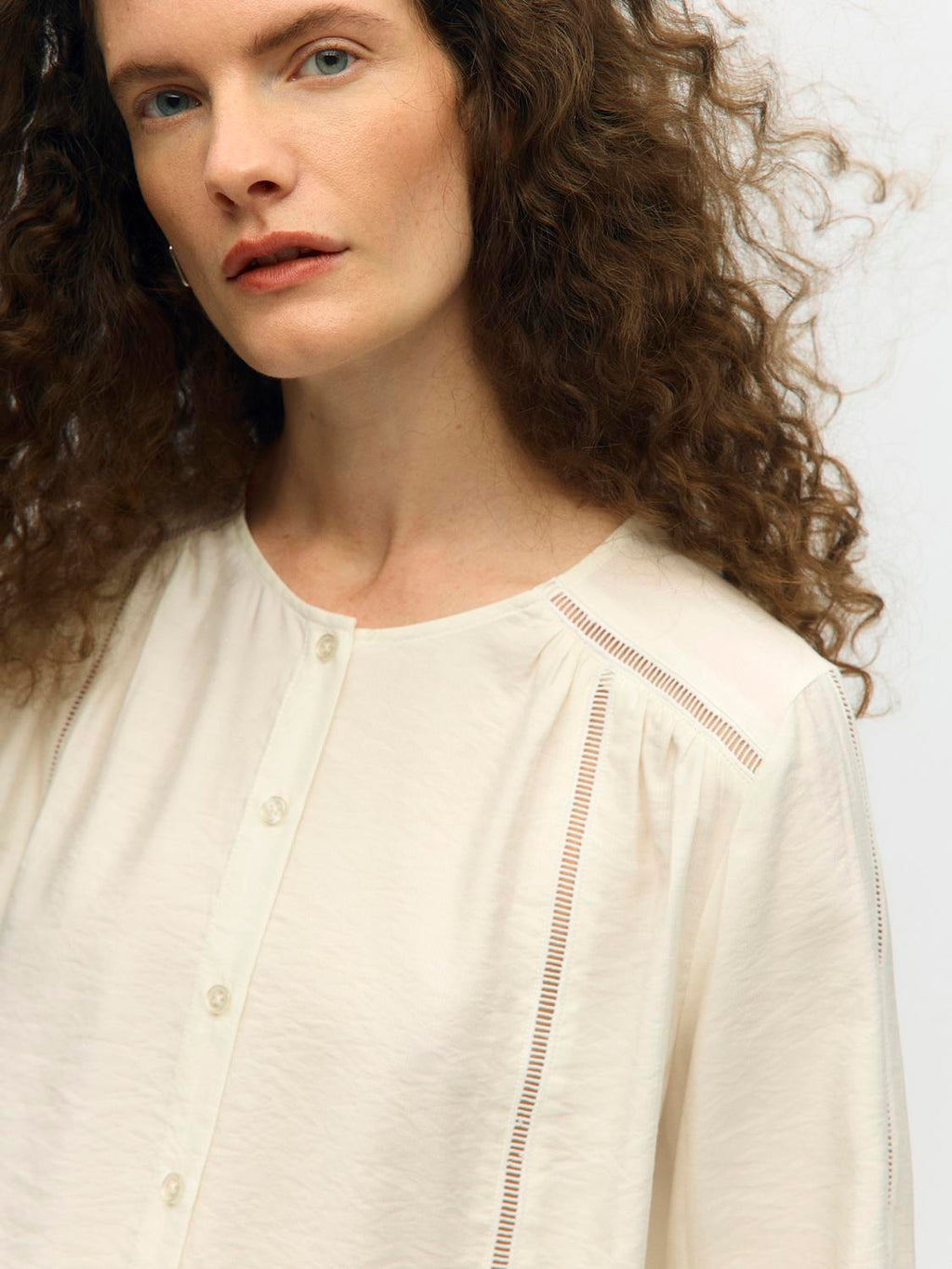 Objdana L/S Re O-Neck Top