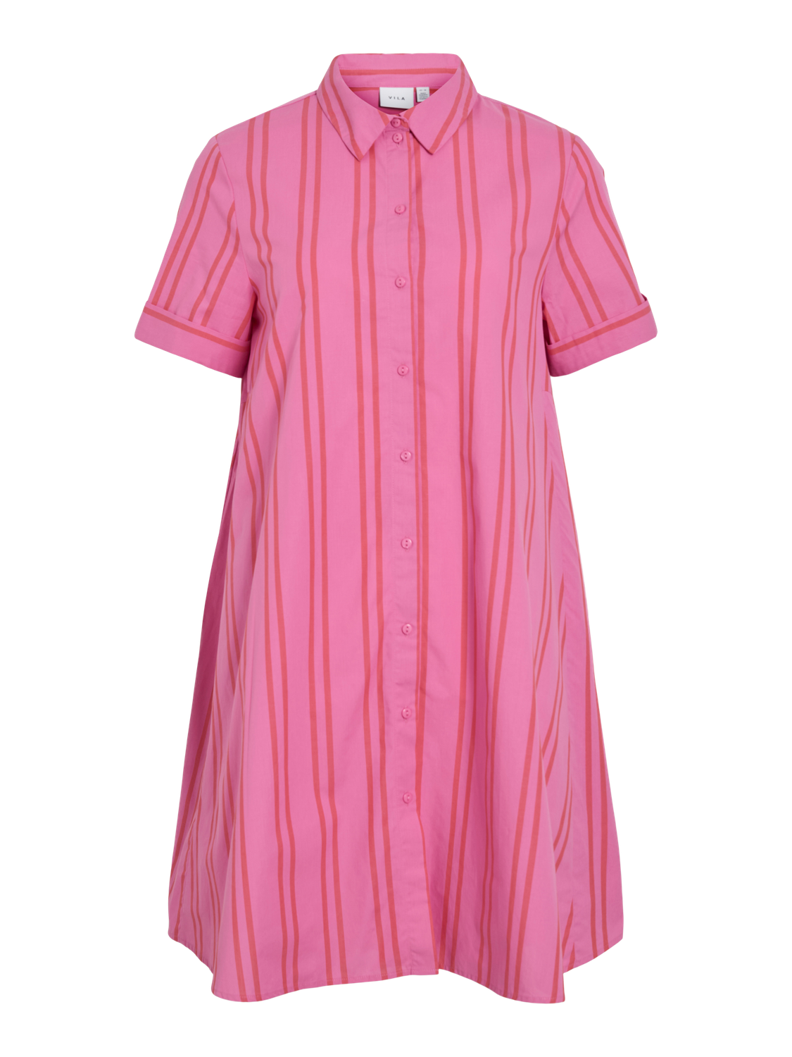 VIWILLOW SHIRT DRESS STRIPES