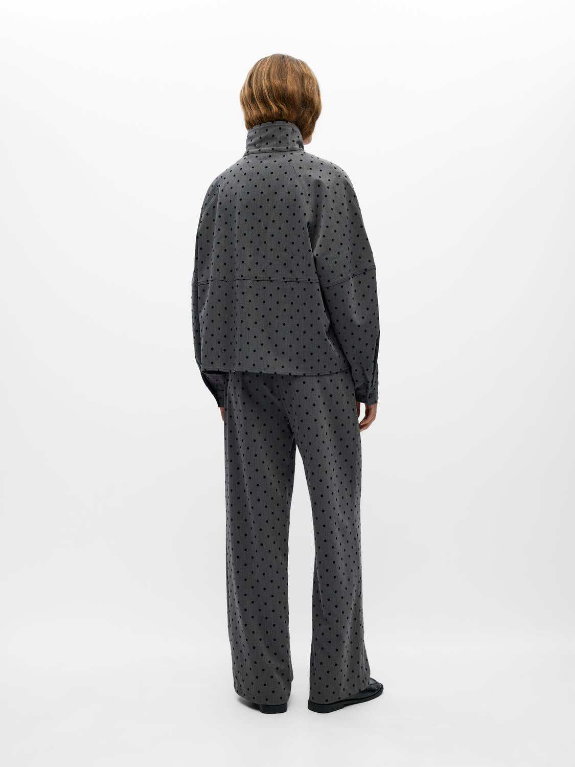 Objmaxine L/S High Neck Shirt