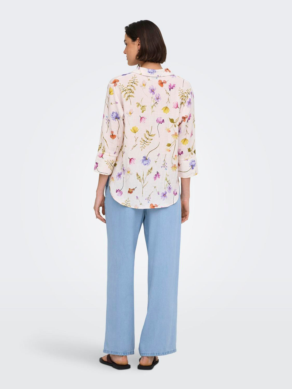 JDYVIOLA 3/4 SHIRT GARDEN FLOW