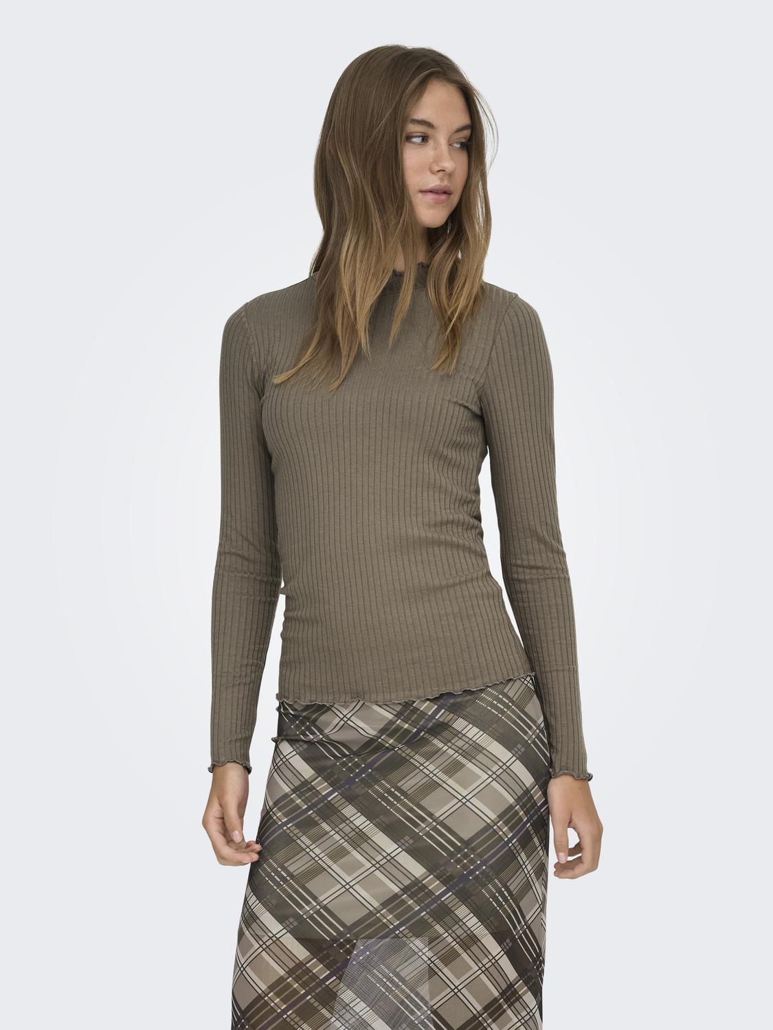 Jdyfransiska L/S Hi-Nck Top Jr