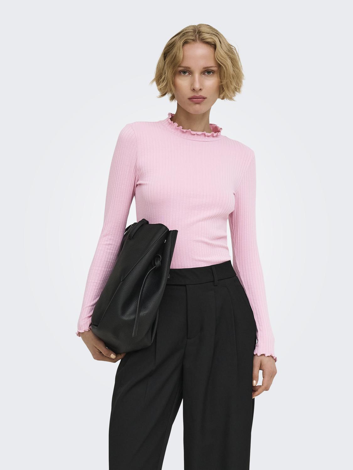 Jdyfransiska L/S Hi-Nck Top Jr