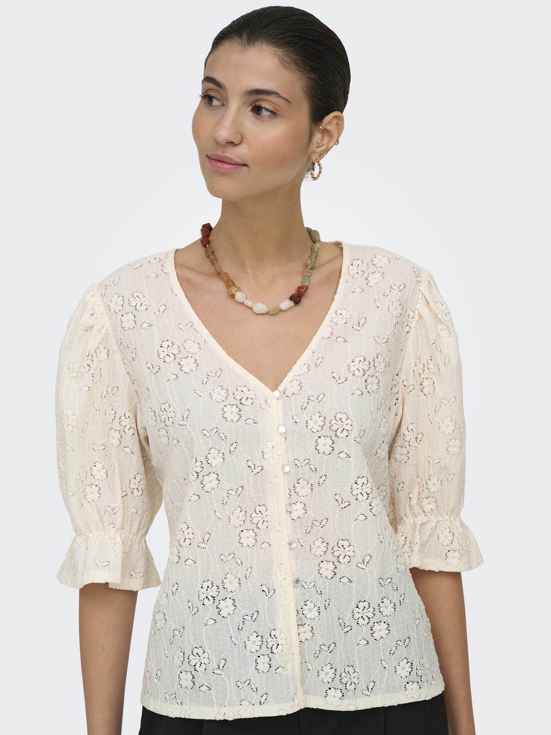 Jdyjakobe 2/4 Lace Top Jrs