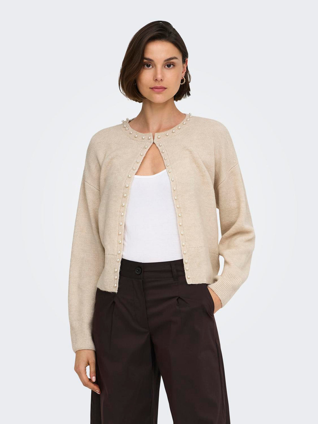 Jdyemmali L/S Onebutton Pearl