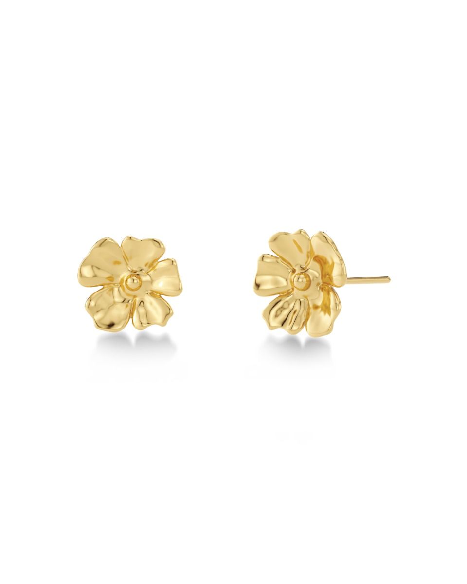 EDBLAD Floral studs s gold