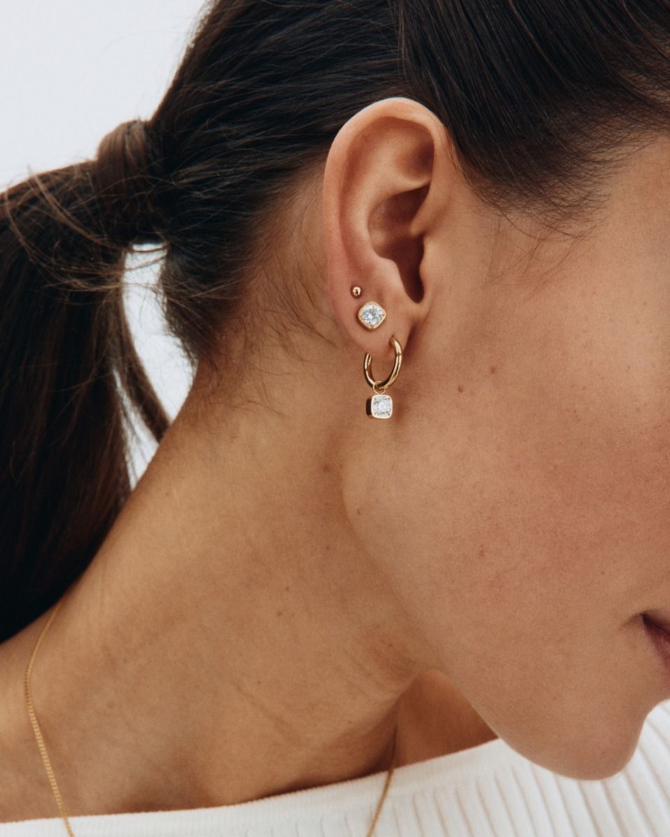 Gemma hoops gold