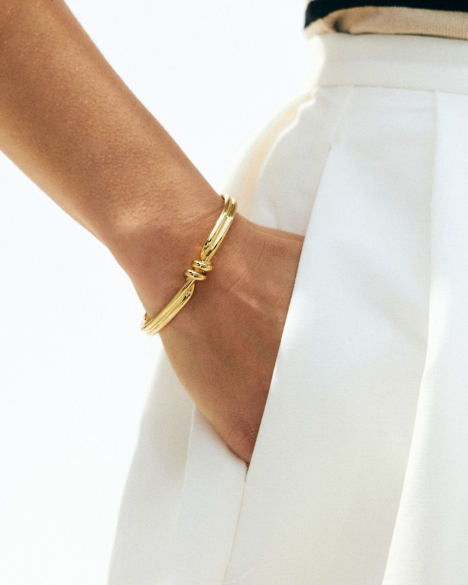 SWIVEL BANGLE GOLD
