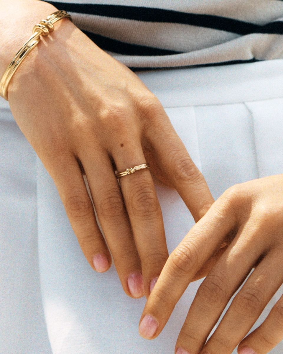 SWIVEL RING GOLD