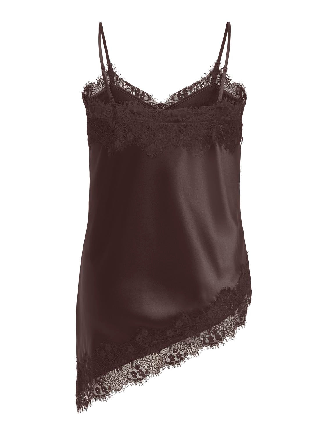 Carindona Strap Satin Lace Top