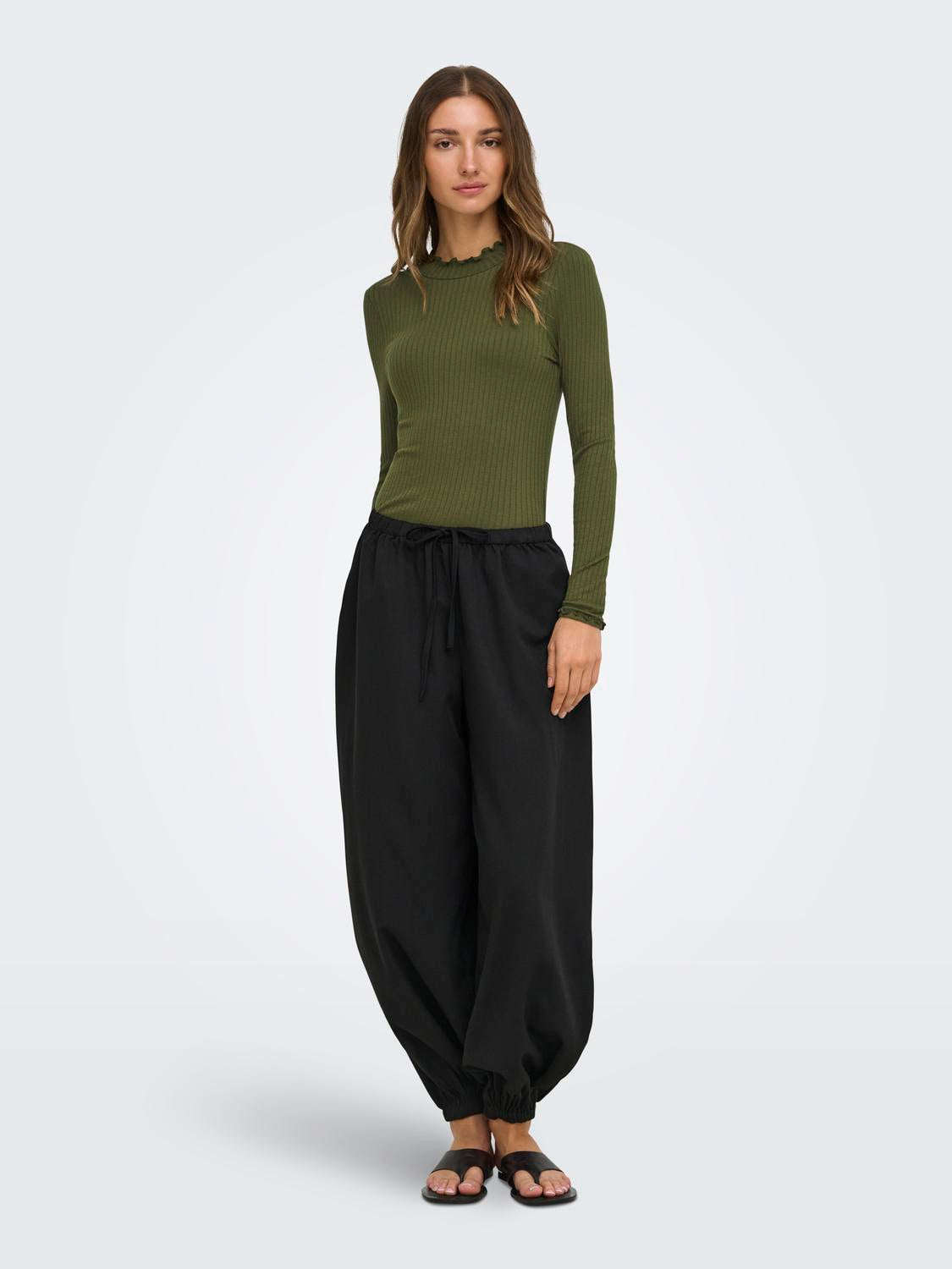 Jdyfransiska L/S Hi-Nck Top Jr