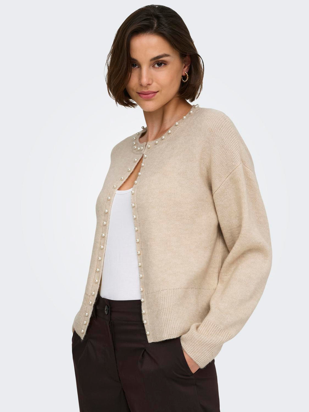 Jdyemmali L/S Onebutton Pearl