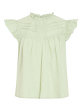 VIYVA TOP SMOKE GREEN BLUSE